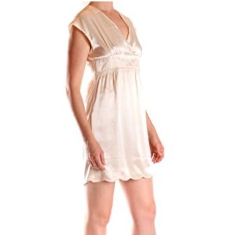 See By Chloe Champaign White Silk Dress 38 / 2